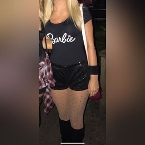 Barbie Costume size small leotard shorts and tights